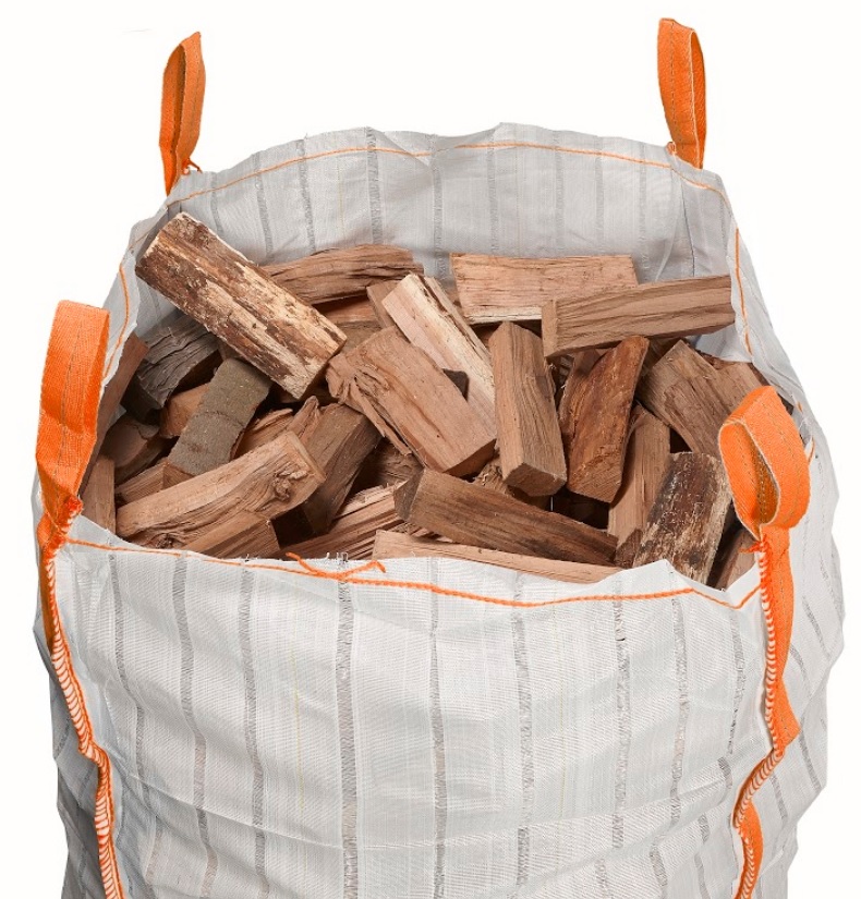 10 luftdurchlässige 1m³ Big Bag Säcke für Brennholz Scheitholz Kaminholz 