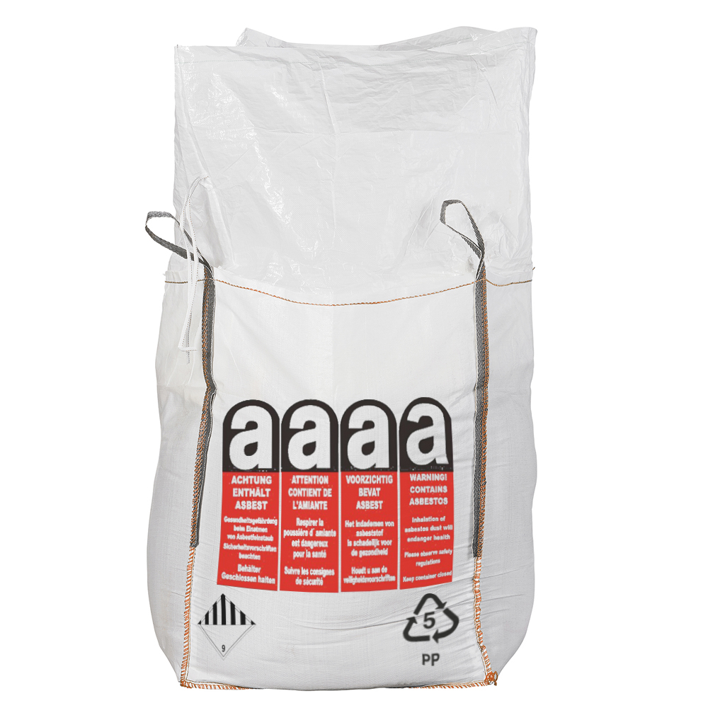 Bolsas de eliminación de amianto Rojo Y Claro residuos peligrosos £ 1 cada uno grande y pesado 